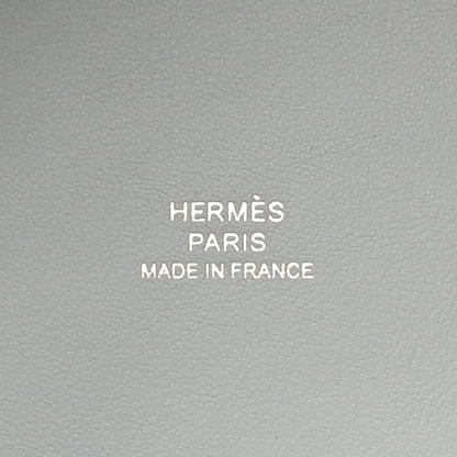 Hermes Ostrich Micro Picotin Lock Bleu Glacier 6 of 11