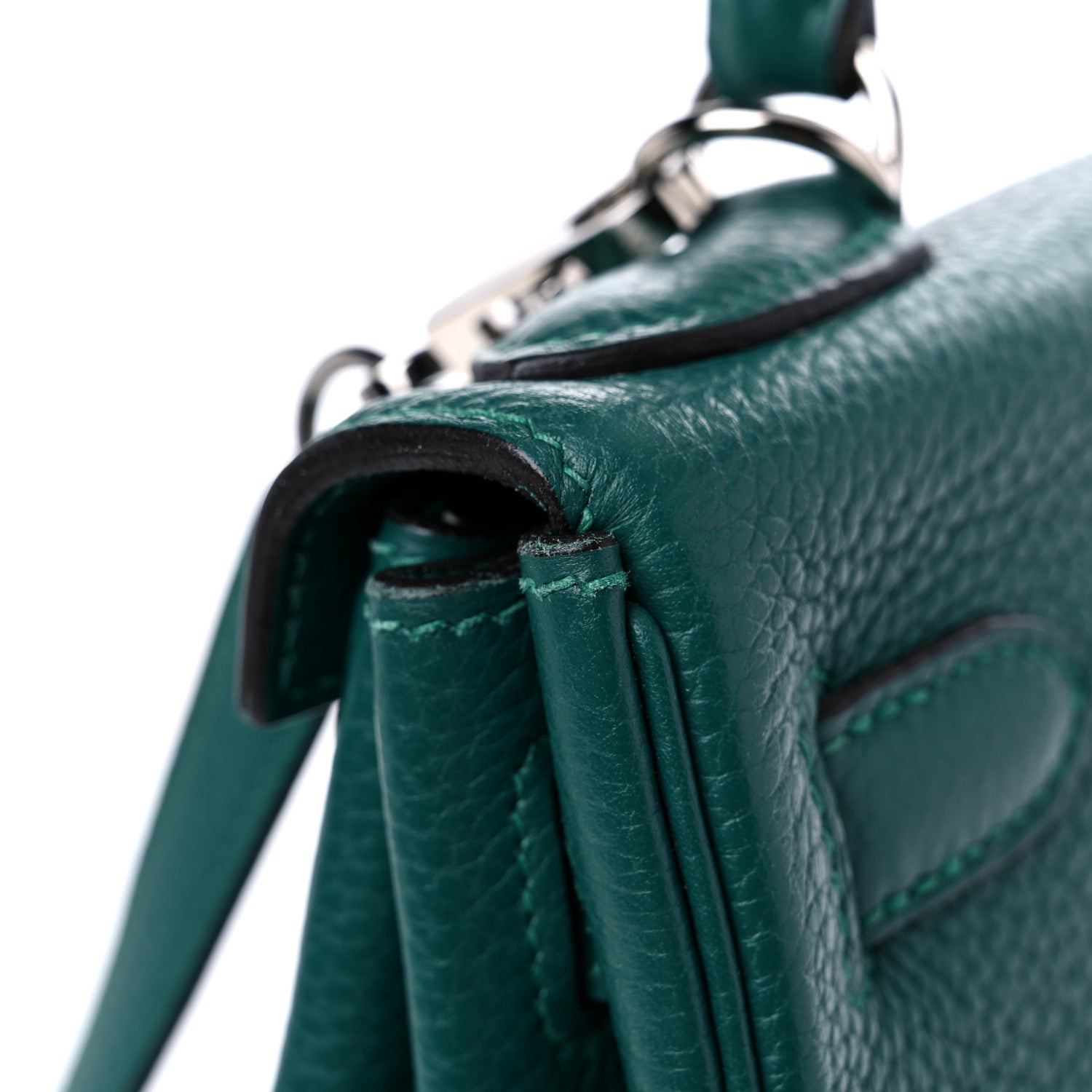 Hermes Taurillon Clemence Kelly Retourne 28 Malachite 14 of 45