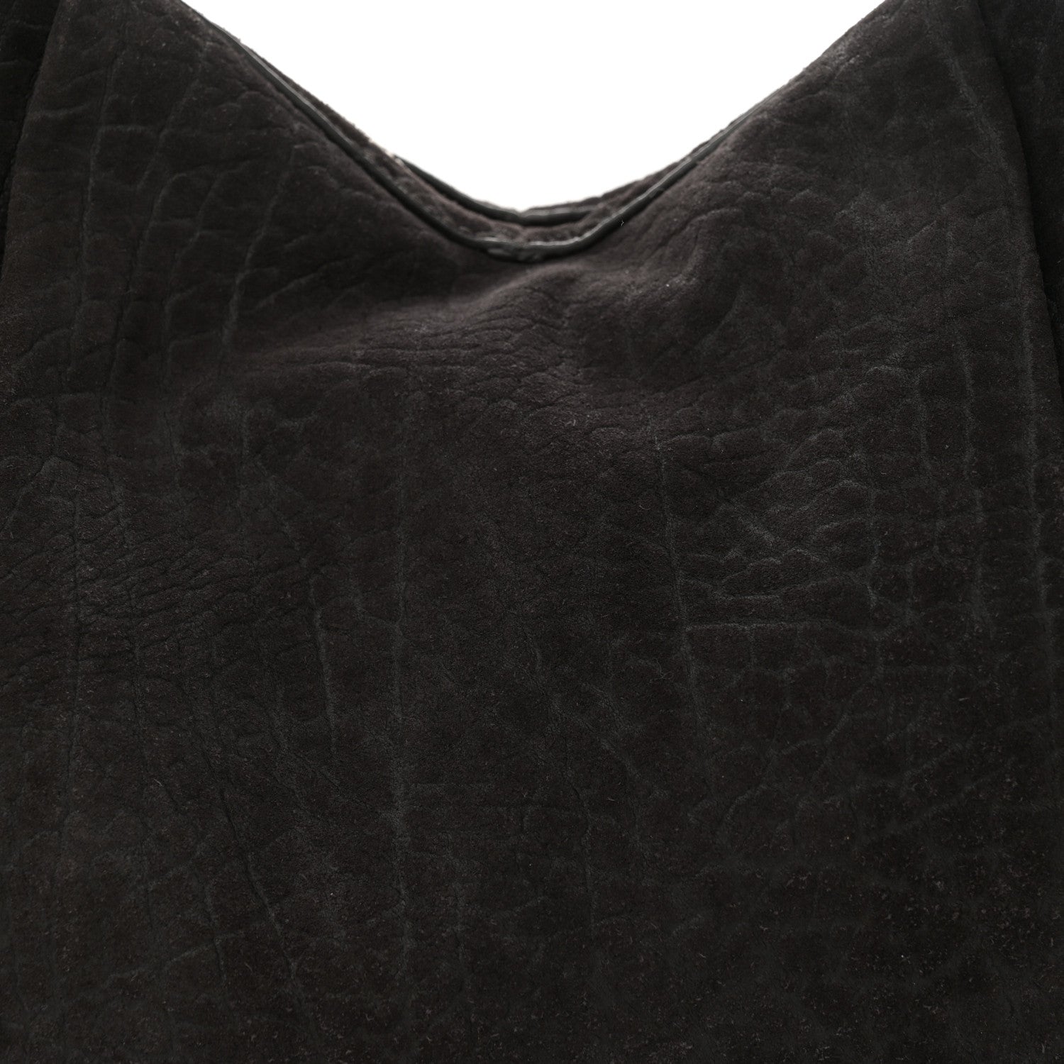 Alexander Wang Suede Morgan Hobo Black Silver Hardware 7 of 9