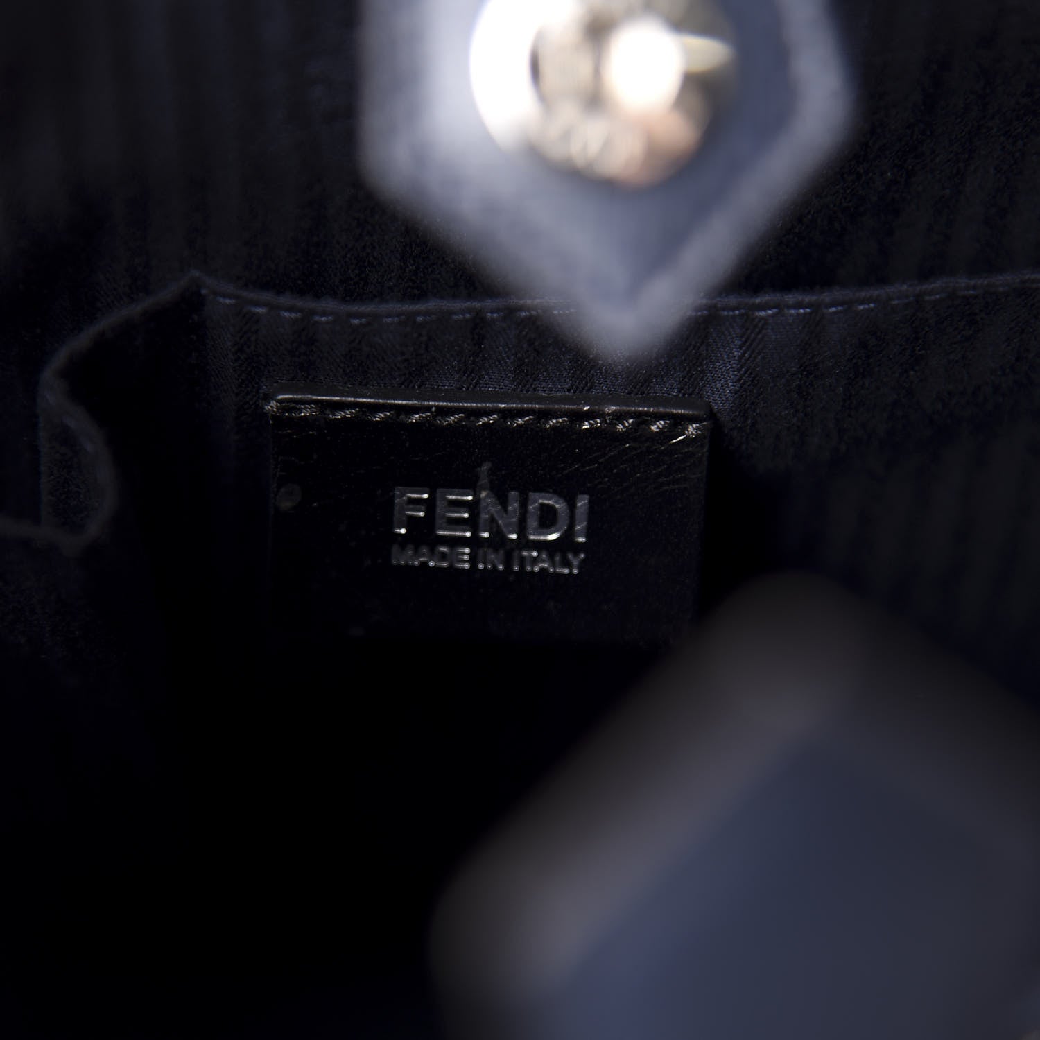Fendi Vitello Elite Regular 2Jours Tote Lavagna 9 of 11