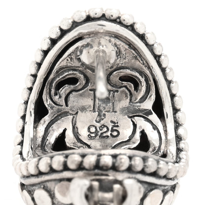 John Hardy Sterling Silver Buddha Belly Dot Earrings 4 of 4