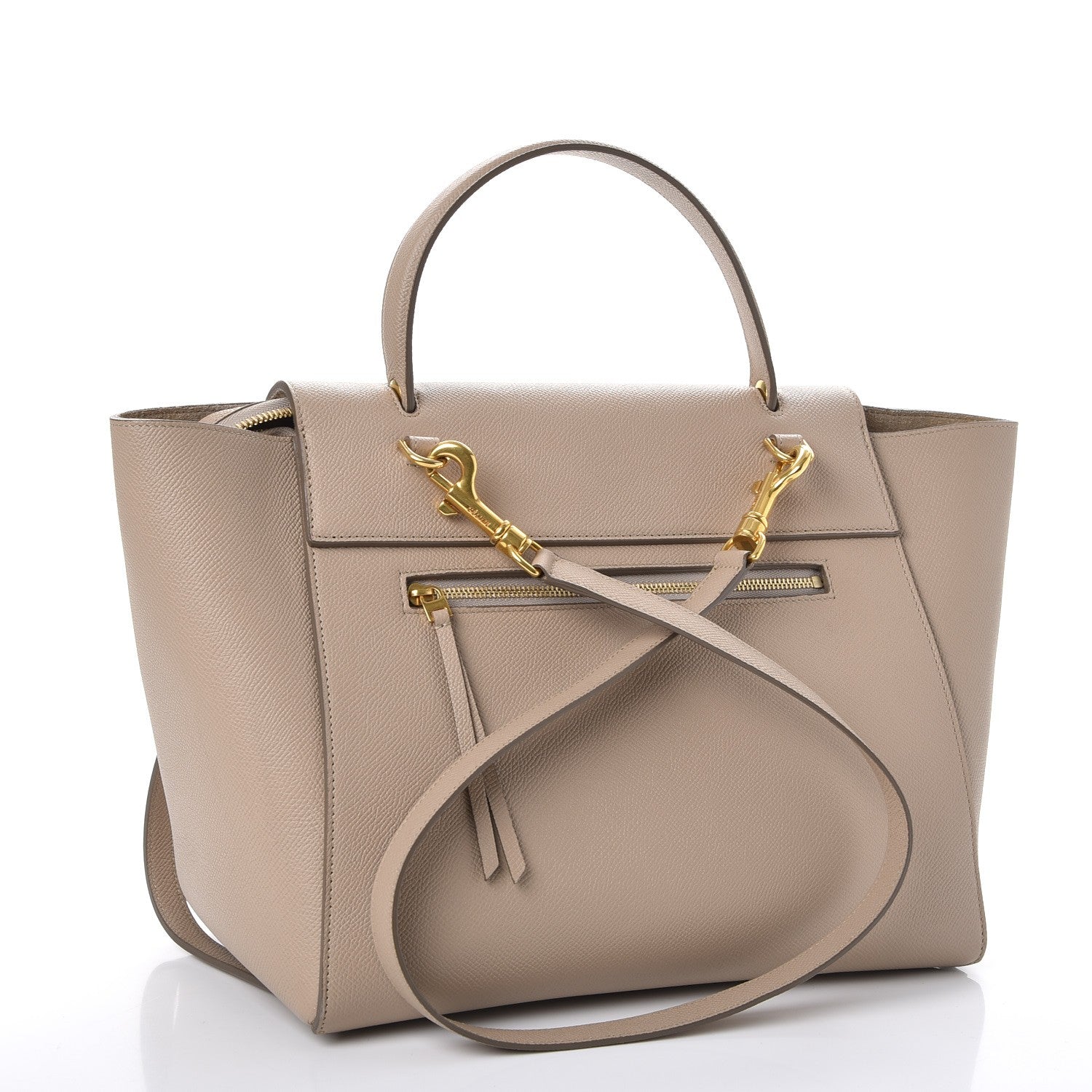 Celine Grained Calfskin Mini Belt Bag Light Taupe 4 of 9