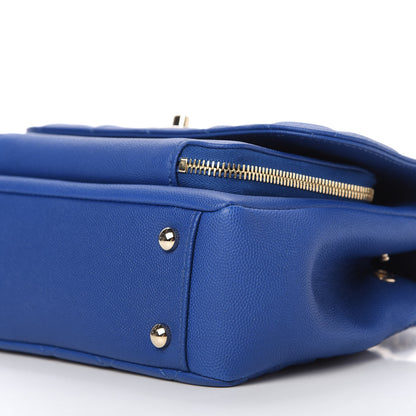 Chanel Caviar Quilted Medium Business Affinity Flap Dark Blue 7 of 11