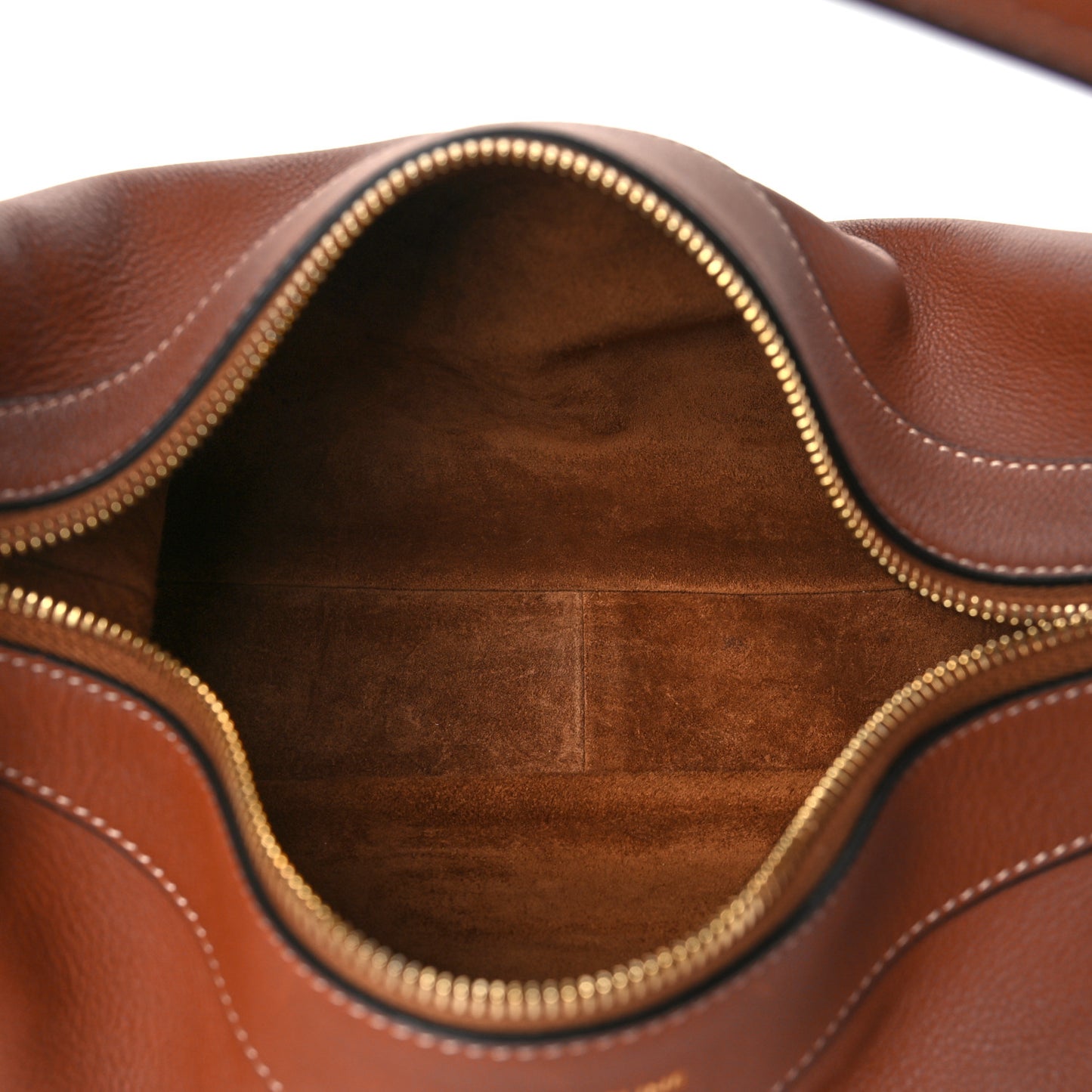 Supple Calfskin Medium Romy Shoulder Bag Tan
