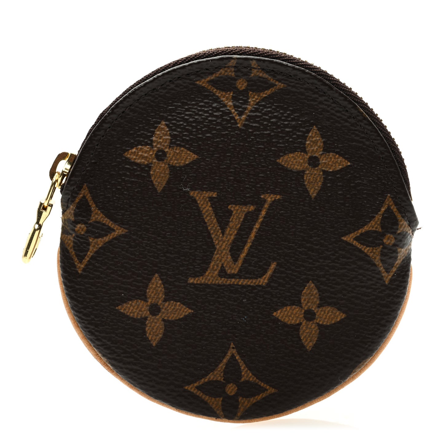 Monogram Round Coin Purse