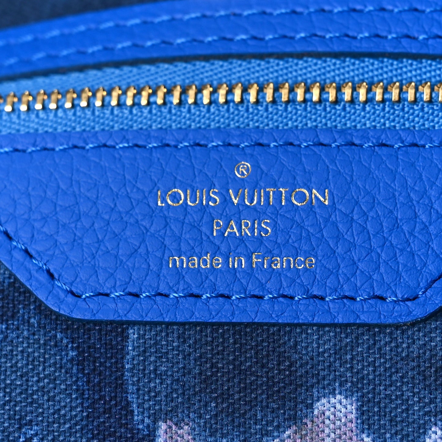 Monogram Articles de Voyage Ikat Neverfull GM Grand Blue