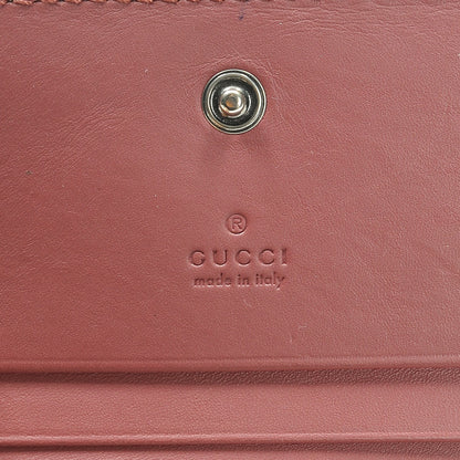 Gucci GG Supreme Monogram Blooms Card Case Beige Multicolor Dry Rose 6 of 8