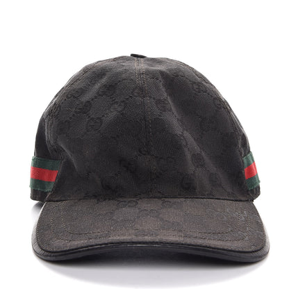 Gucci Monogram Web Baseball Hat M Black 4 of 8