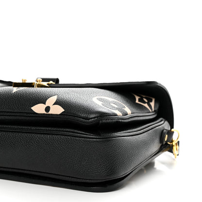 Louis Vuitton Empreinte Monogram Giant Pochette Metis Black Beige 8 of 9