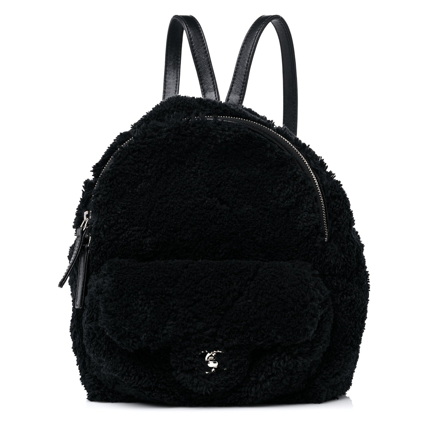 Chanel Mixed Fibers Lambskin Calfskin Quilted CC Tender Backpack Black 1 of 11