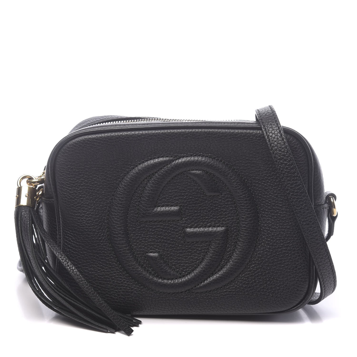 Gucci Pebbled Calfskin Small Soho Disco Bag Black 1 of 11