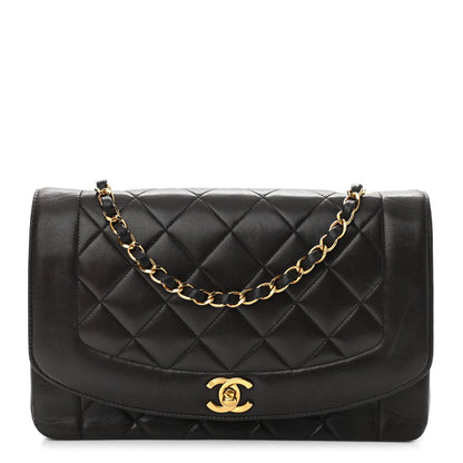 Chanel Lambskin Quilted Medium Single Flap Brown 1 of 15