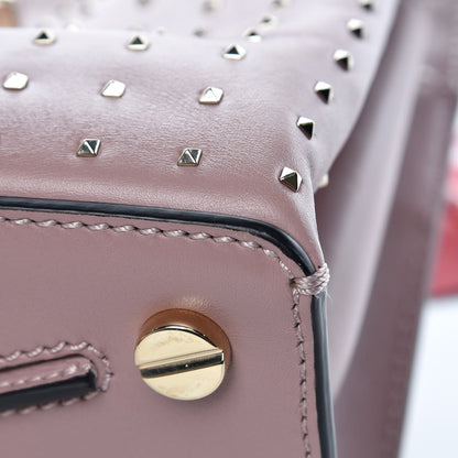 Valentino Garavani Calfskin Studded Small Joylock Satchel Lipstick 10 of 12