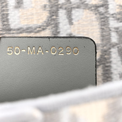 Christian Dior Oblique Slim Saddle Pouch Grey 7 of 14