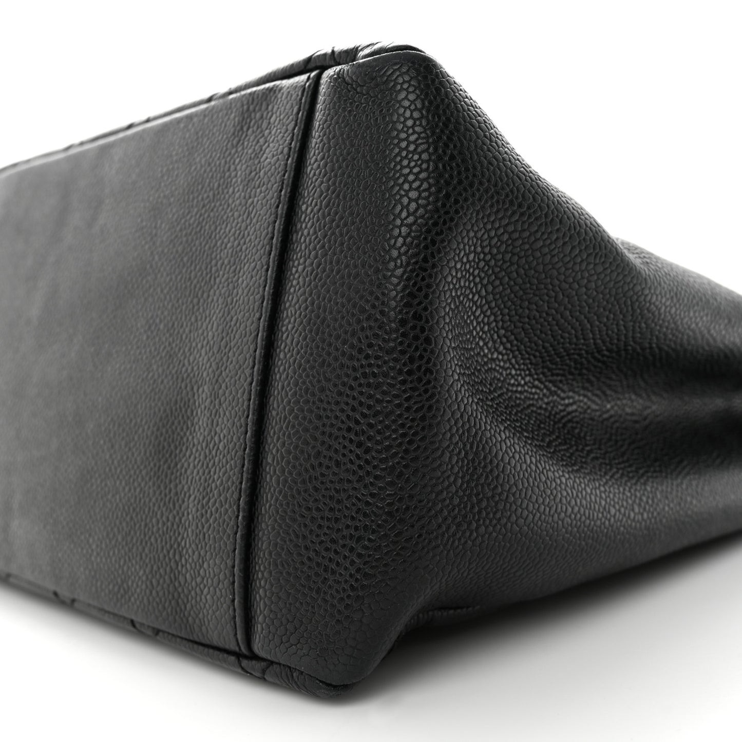 Caviar Quilted Grand Shopping Tote GST Black