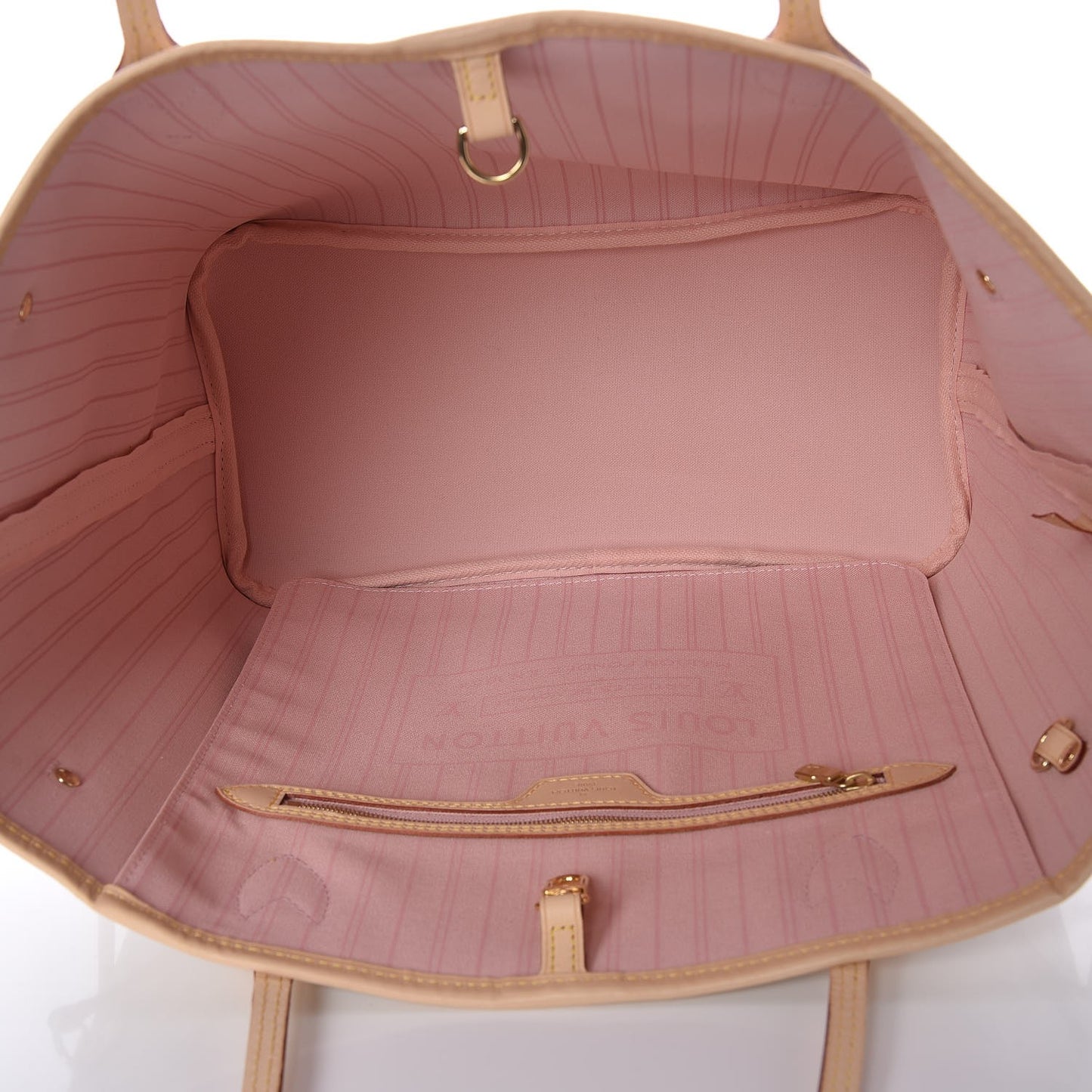 Damier Azur Neo Neverfull MM Rose Ballerine
