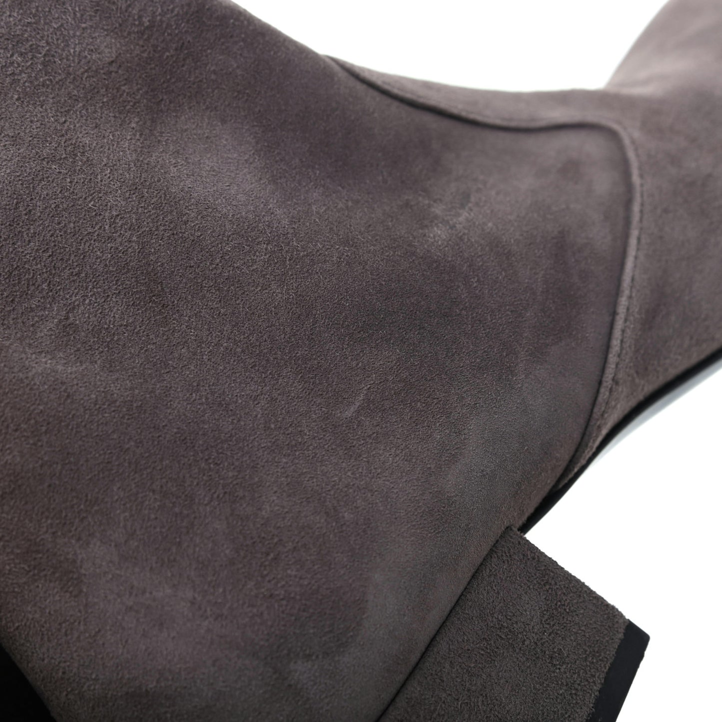 Suede Babies 40 Over The Knee Boots 36 Road Grey