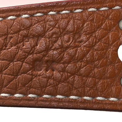 Hermes Taurillon Clemence Lindy 34 Gold 7 of 13