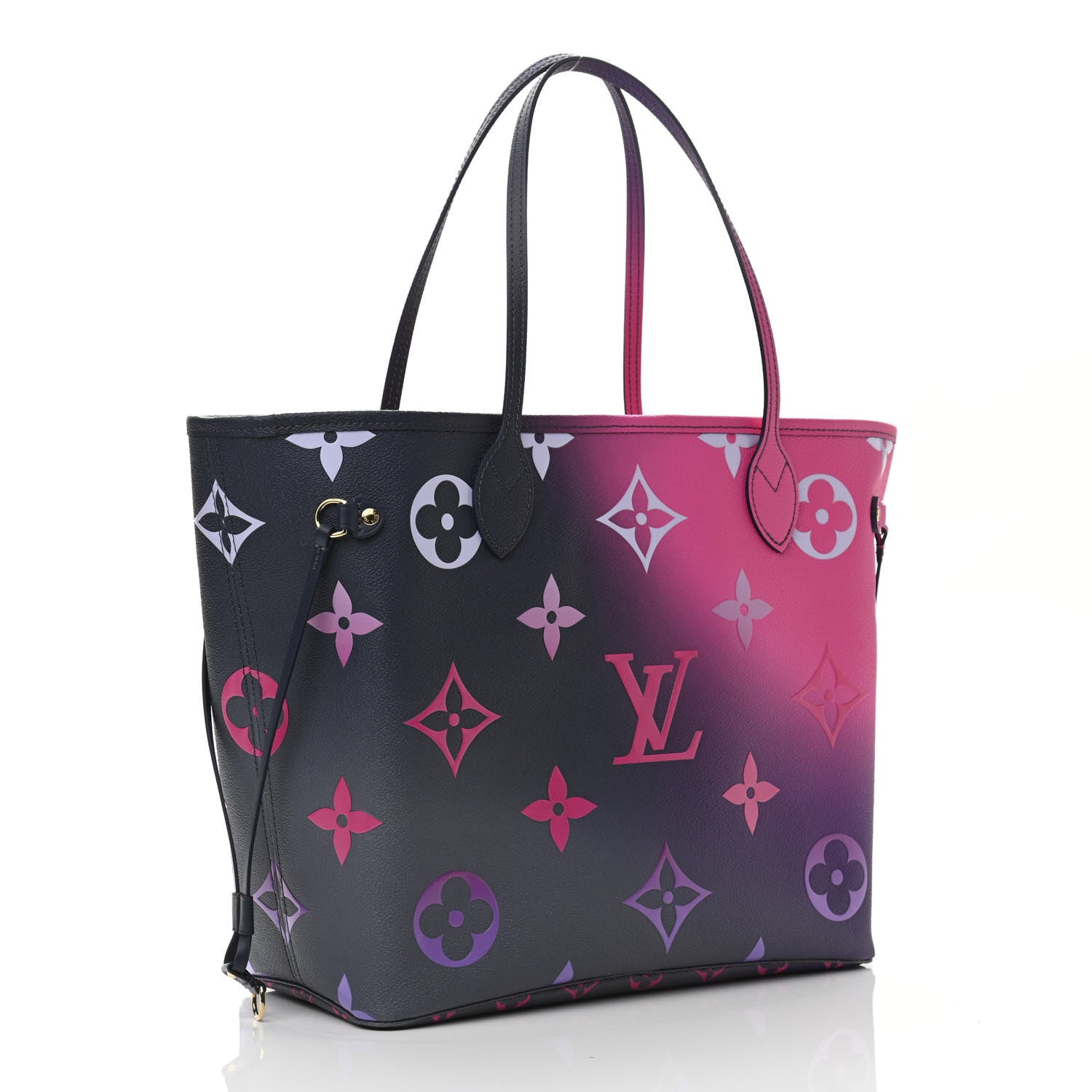 Louis Vuitton Monogram Giant Spring In The City Neverfull MM Midnight Fuchsia 3 of 9