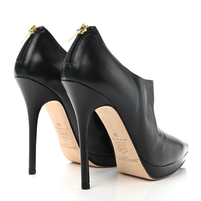 Jimmy Choo Calfskin George Ankle Boots 38 Black 4 of 8