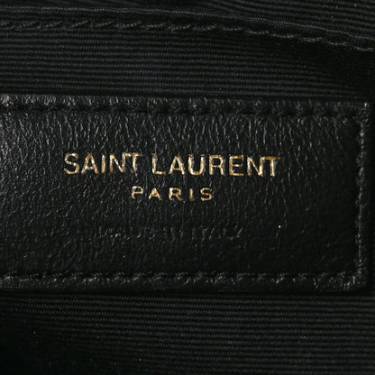 Saint Laurent Calfskin Matelasse Monogram Lou Camera Bag Deep Marine 6 of 11