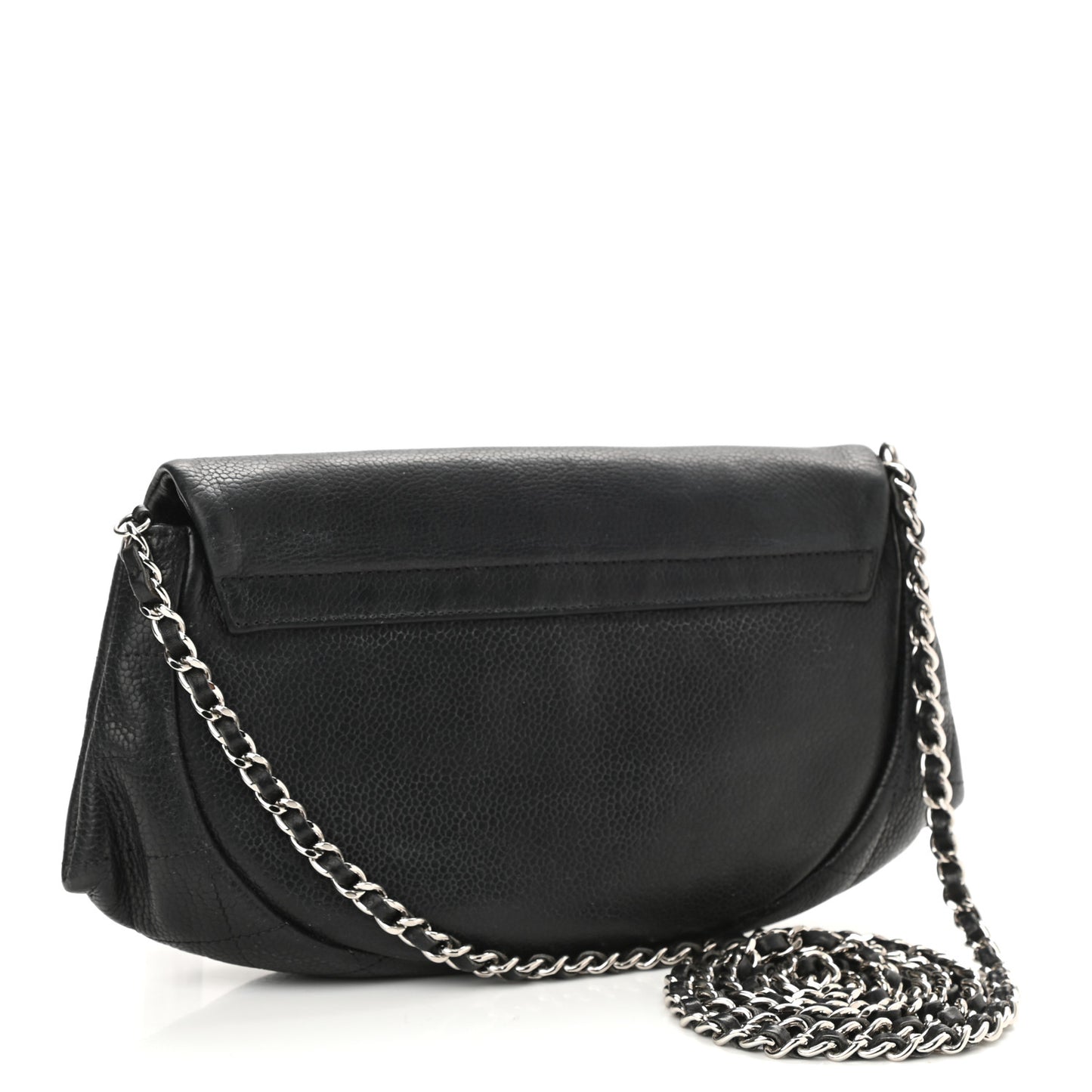 Caviar Half Moon Wallet On Chain WOC Black