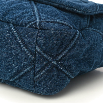 Chanel Denim Quilted Large Chanel 19 Flap Blue 10 of 11