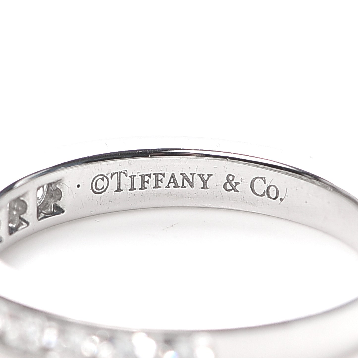 Platinum Diamond 3mm Half Circle Wedding Band Ring 48 4.5