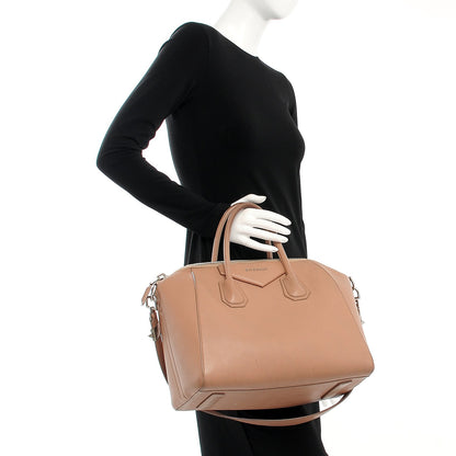 Givenchy Sugar Goatskin Medium Antigona Latte Brown 3 of 12