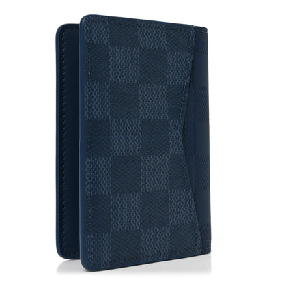 Louis Vuitton Damier Infini Pocket Organizer NM Bleu Sapphire 3 of 7