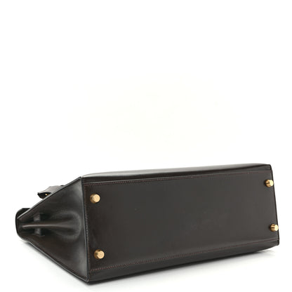 Hermes Box Kelly Sellier 32 Chocolate 4 of 15