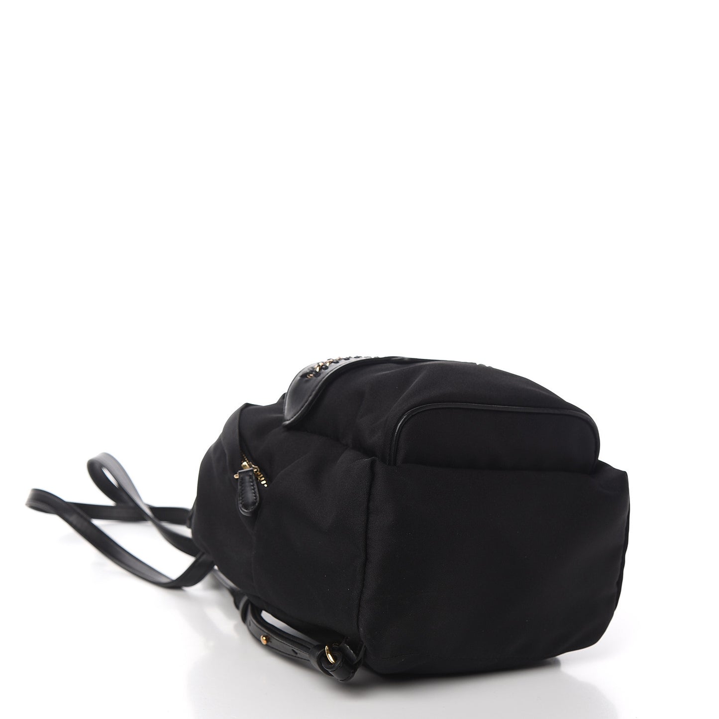 Nylon Eco Alter Nappa Mini Falabella GO Backpack Black