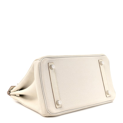 Hermes Togo Birkin 25 Gris Pale 4 of 12
