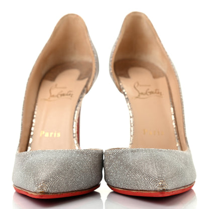 Christian Louboutin Glitter Luminor Iriza 100 Pumps 39.5 Gold 2 of 7