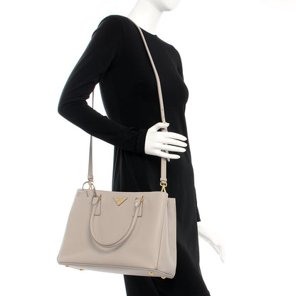 Prada Saffiano Lux Medium Tote Pomice 2 of 9