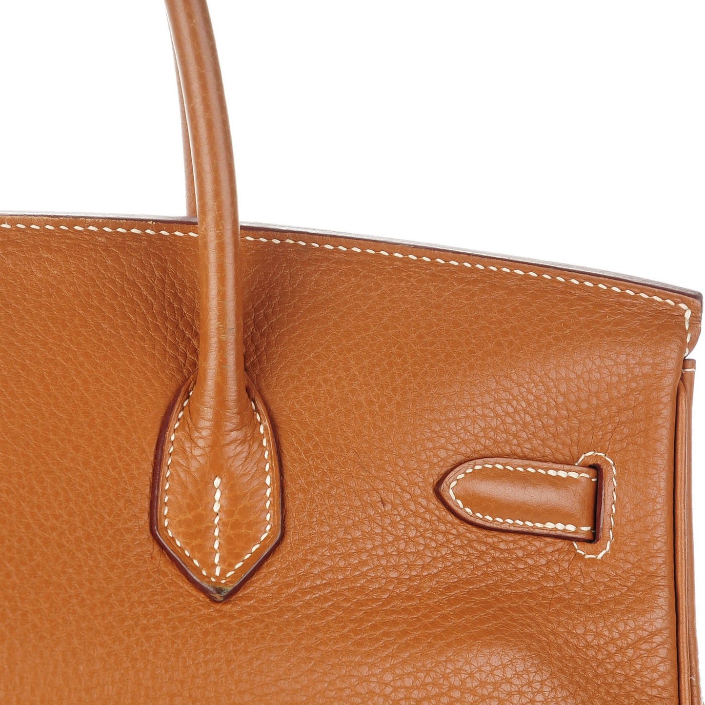 Taurillon Clemence Birkin 35 Gold
