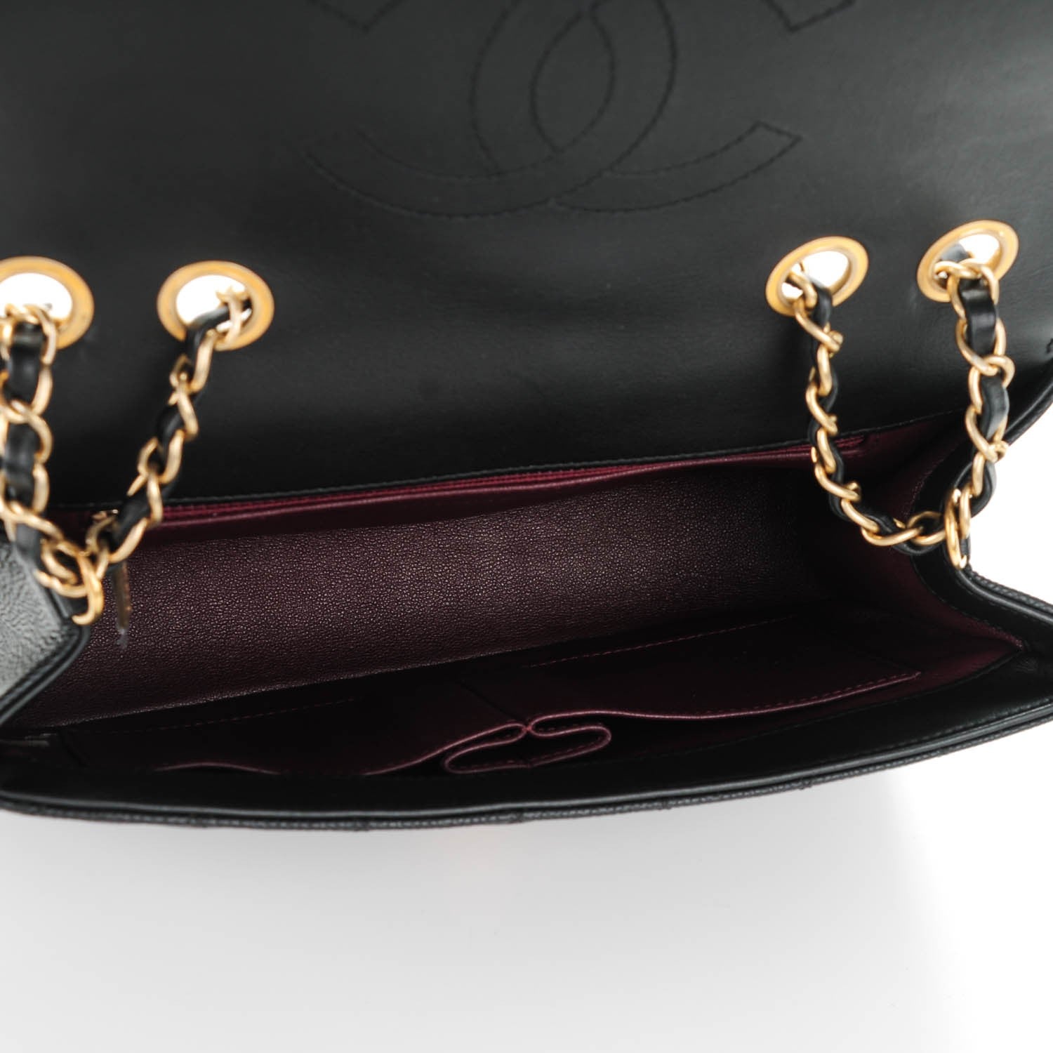 Chanel Caviar Quilted Medium CC Filigree Flap Black 5 of 7