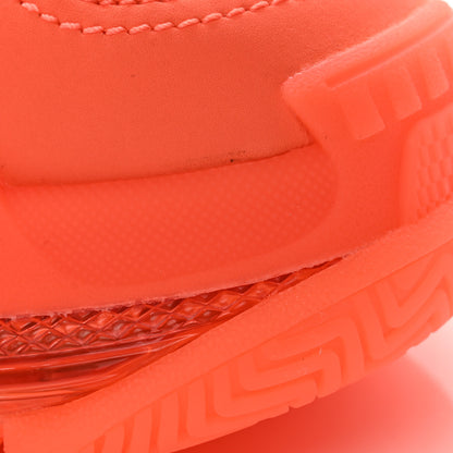 Balenciaga Fabric Mesh Clear Sole Fluo Womens Triple S Sneakers 37 Fluo Orange 8 of 10