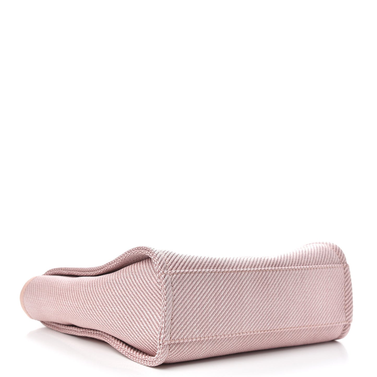 Mixed Fibers Calfskin Mini Deauville Tote Rose Pink