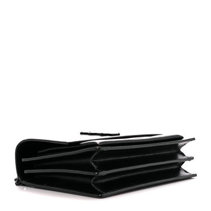 Saint Laurent Calfskin Medium Monogram Monochrome Sunset Black 4 of 13