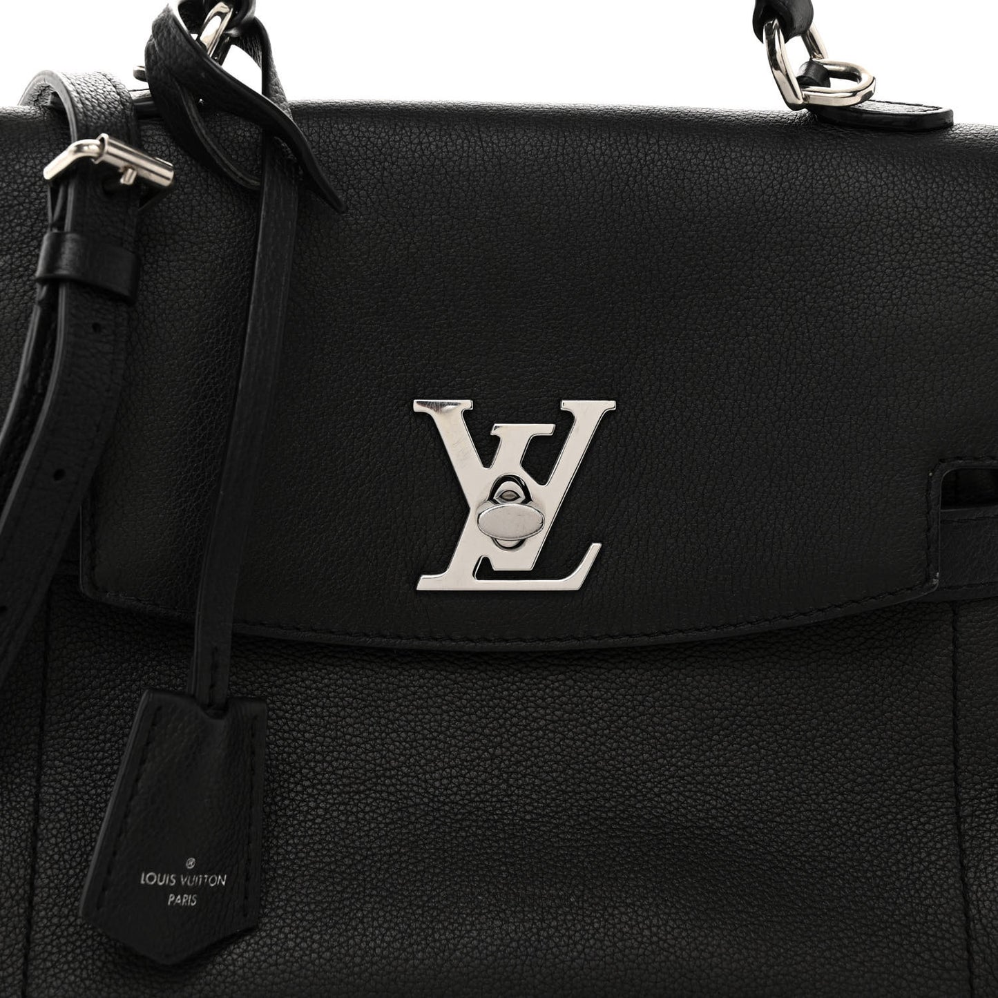 Soft Calfskin Lockme Ever Black