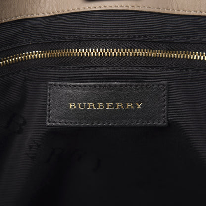 Burberry Heritage Grain Smooth Calfskin Large Clarborough Tote Sepia Brown Honey 5 of 13
