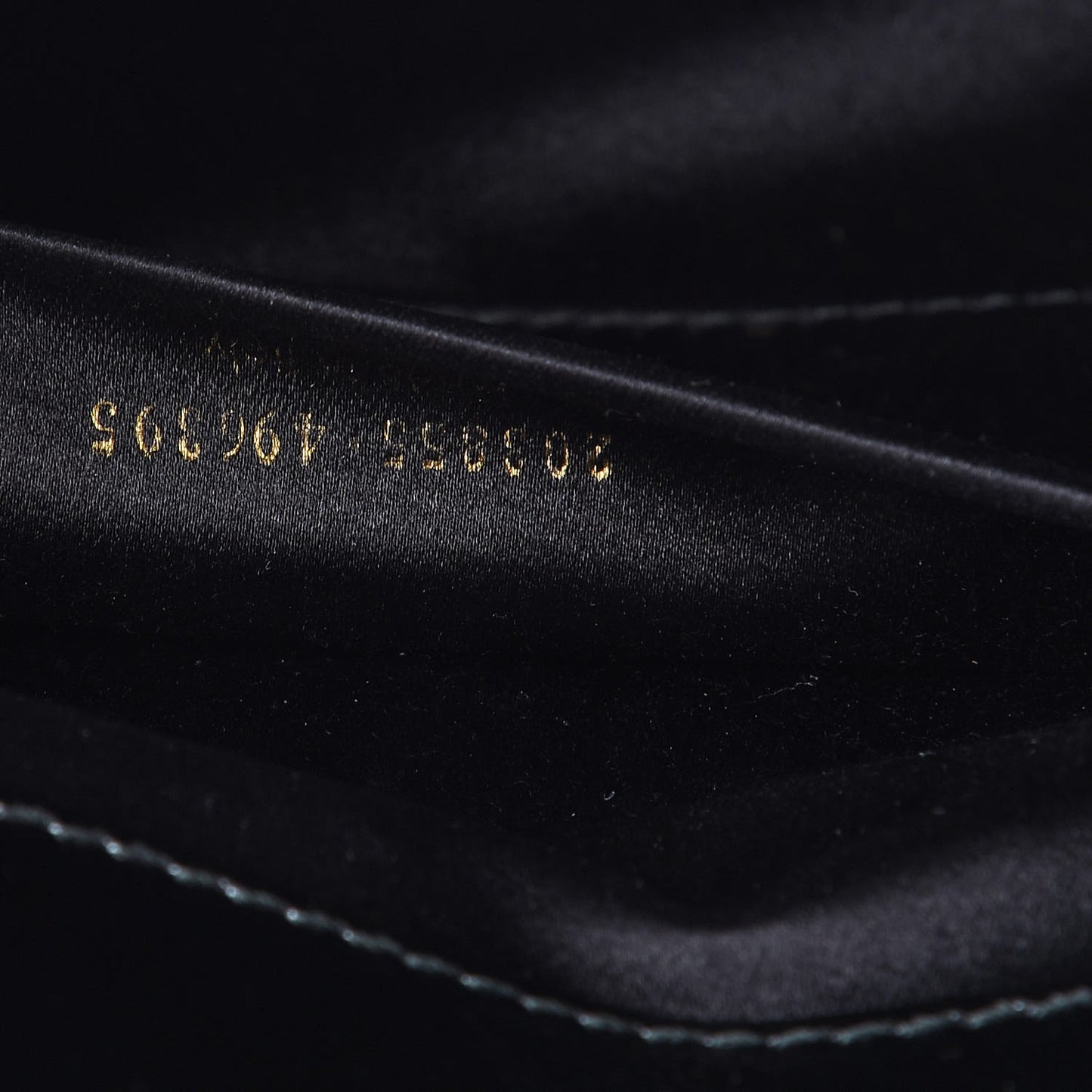 Textured Patent Monogram Large Belle De Jour Clutch Black