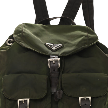 Prada Nylon Vela Backpack Green 9 of 9