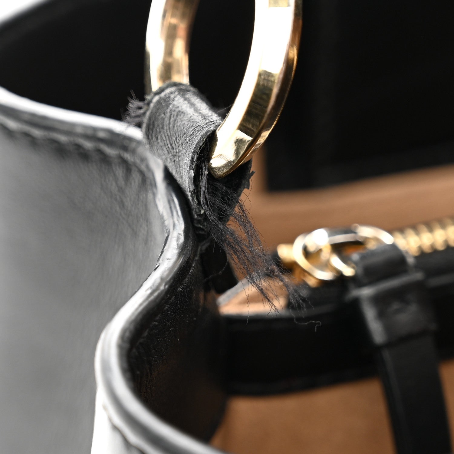 Jimmy Choo Calfskin Logo Embossed Varenne Top Handle Bag Black 12 of 12