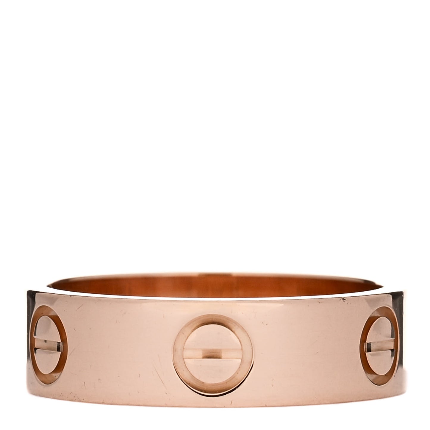 18K Pink Gold 5.5mm LOVE Ring 54 6.75