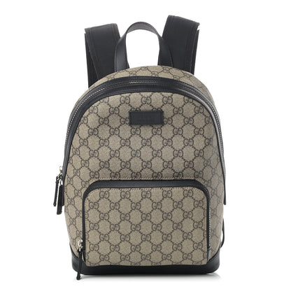 Gucci GG Supreme Monogram Small Eden Day Backpack Black 1 of 10