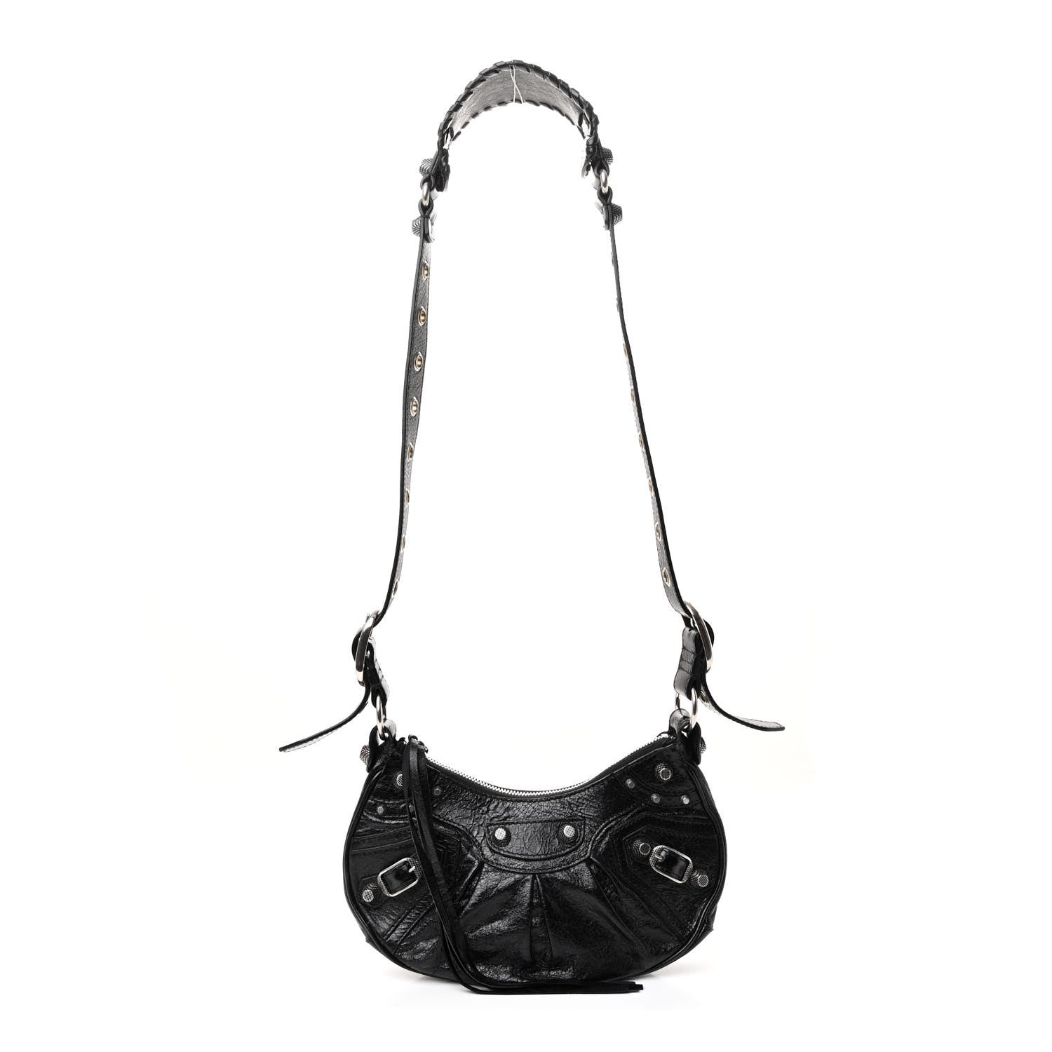 Balenciaga Agneau Arena Le Cagole Shoulder Bag XS Black 1 of 12