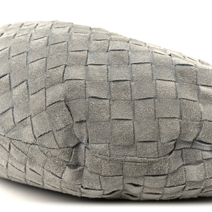 Bottega Veneta Suede Calfskin Intrecciato Teen Jodie Hobo Thunder 10 of 10