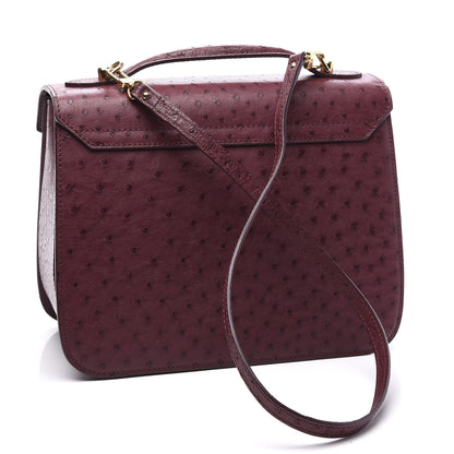 Louis Vuitton Ostrich Mirada Prune 2 of 9